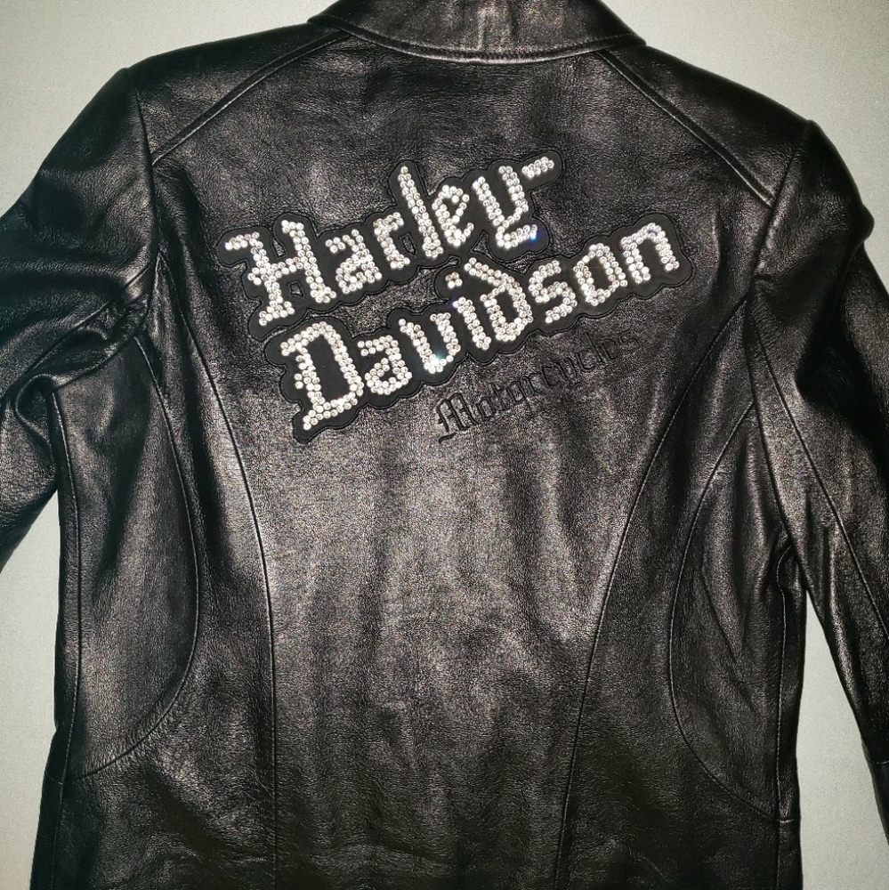 Ladies Harley leather jacket.
